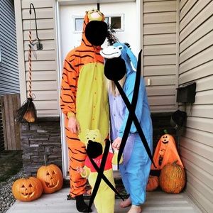 Adult Tigger Halloween Costume Onesie